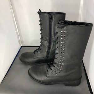 3/$30 Studded Lace up Combat boots